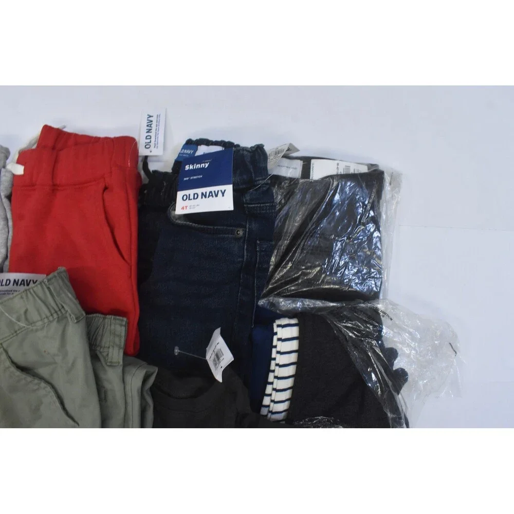 Old Navy Bulk Lot Of 16 Boys Size 4T Mixed Seasons Tops Bottoms Pants